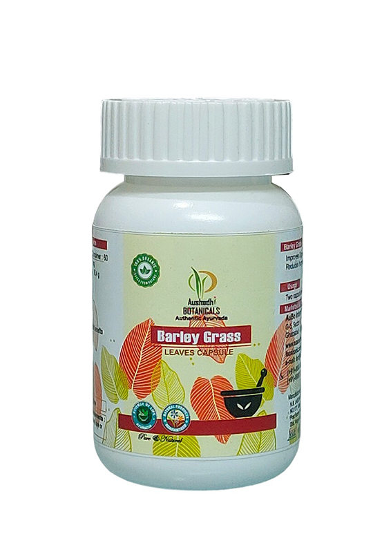 Organic Barley grass Capsules - Improves Digestion, Detoxyfying and Antioxidant, Reduces Hunger, Improves Strength and Endurance